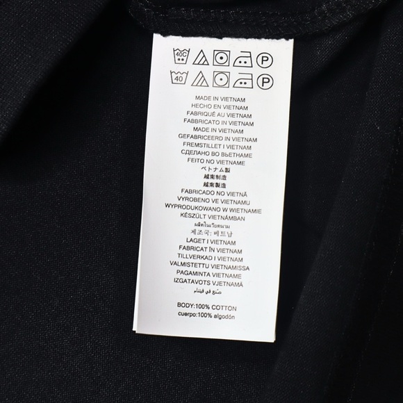 Michael Kors T-shirt Mens Size Medium Embroidered Logo Black Short Sleeve - Picture 9 of 12